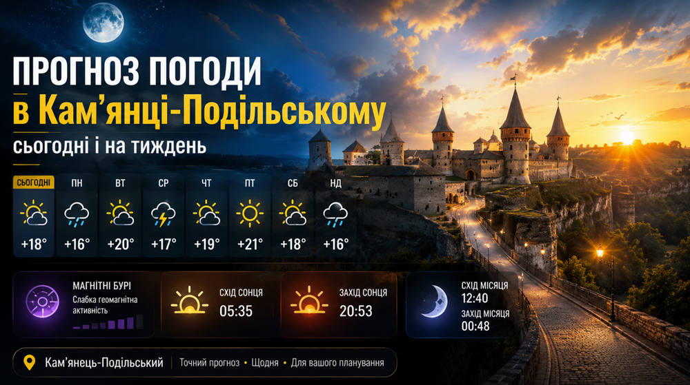 Погода в Камянці-Подільському