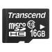 Флеш карта Transcend 16Gb microSDHC class 10 (TS16GUSDC10)