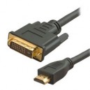 Переходник HDMI M to DVI18+1pin M GEMBIRD (A-HDMI-DVI-1)