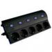 Сетевой фильтр питания MAXXTRO PRO PWS 05K-10F 4.5м (Black) (PRO PWS 05K-15F 4.5м (Black))