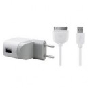Зарядное устройство Belkin USB Charger (220V + iPad/ iPhone/ iPod сable,  USB 2.1A) (F8Z630CW04)