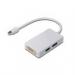 Переходник mini DisplayPort to DisplayPort-HDMI-DV DIGITUS (AK-340509-002-W)