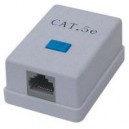 Розетка RJ45 x1 UTP 5e EvroMedia (MB-UTP1)